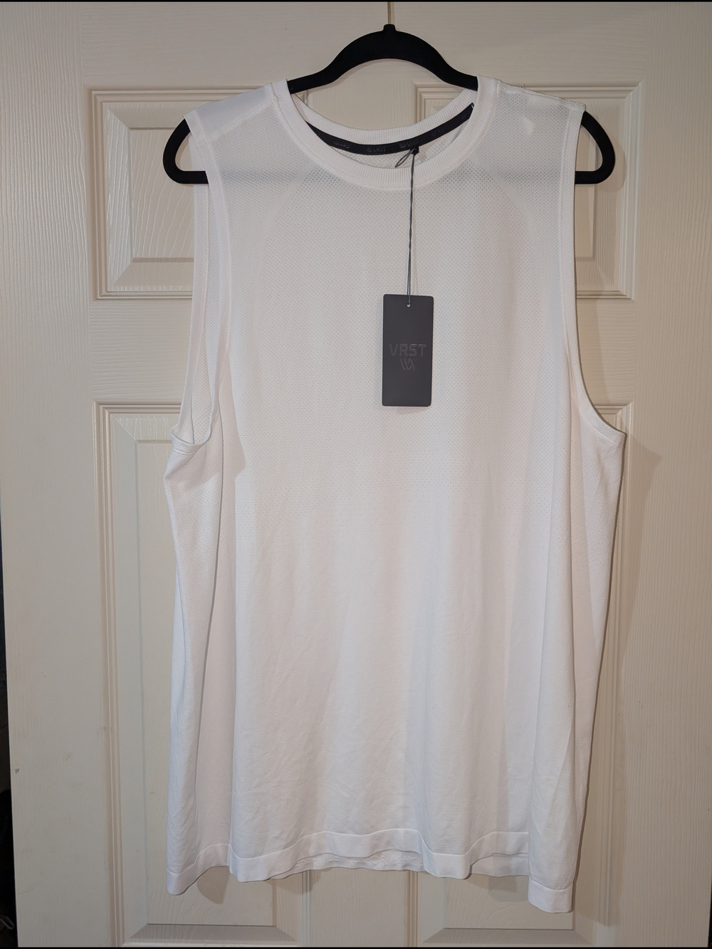 VRST White Athletic Tank